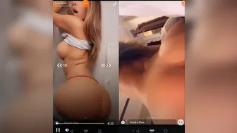 Lyna Perez, Sensual Nude Tease on Livestream