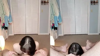 Rocketbabey, Curvy Girlfriend in Oral and Rimjob POV Scene