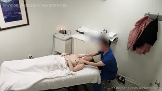 Secret Therapy, Massage Client Ashley in Steamy Session