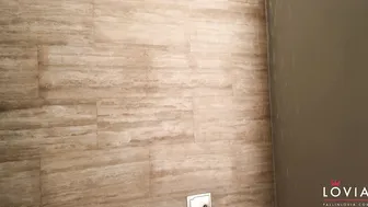 Eva Lovia, Steamy Hairy Pussy Session in the Shower