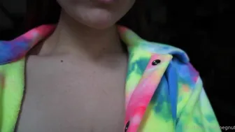 Megnutt02, Smoking Weed and Big Tits Tease