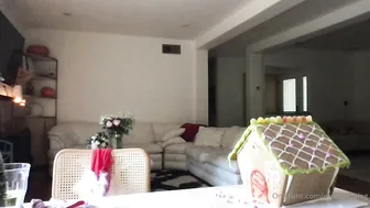 Caroline Zalog, Festive Christmas Lingerie Try-On Live Stream