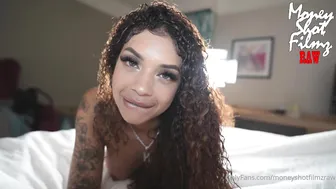 Hannah Marie, Ebony Teen with Braces Receiving BWC Creampie