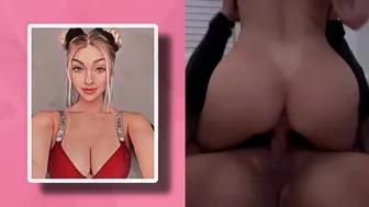 Therealbrittfit, Blonde Woman Riding Dick on Couch