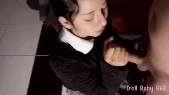 SchoolGirl Doll Left Room For Creampie Fuck