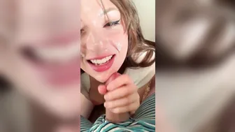 Annablossom, Sexy Woman Massive Facial Compilation