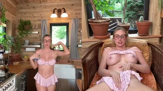 Sara Underwood, Clit Play Masturbation in Pink Outfit