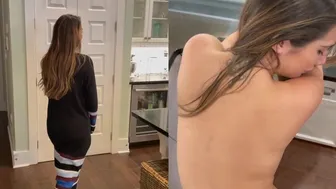 Eva Lovia, Curvy MILF Creampied in Kitchen