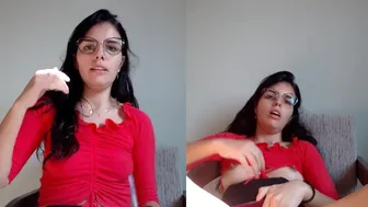 Jessy ASMR, Glasses Home Tutor in Clit Play Masturbation