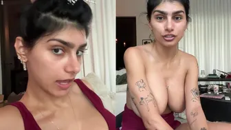 Mia Khalifa, Feet Display and Smoking