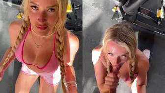 Annabella Sinclair, Gym Babe in POV Oral