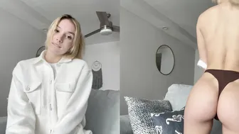 Lina Belfiore, Stripping New Gym Outfit