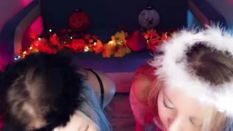 Valeriya Asmr, Two Angels in ASMR Blowing Session