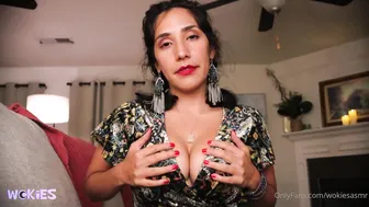 Wokies Asmr, Perky Breast Play in Bra JOI