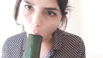 Jessy Asmr, Deepthroat Oral with Cucumber