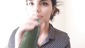 Jessy Asmr, Deepthroat Oral with Cucumber