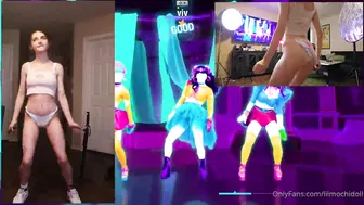 Lilmochidoll, Livestream Dance Challenge in Panties