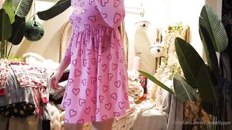 Rose Kelly, House Cleaning Skirt and Panties Tease