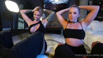 Xo_Rybaby, Mycookiejar, Two Sexy Babes Tying Hair for Oral Session
